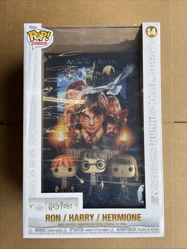 Funko Pop! Movie Poster with Case: Harry Potter - Ron / Harry / Hermione #14