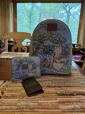 Loungefly Winnie the Pooh Backpack and Wallet Set