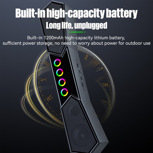 HS-BT357 Bluetooth Soundbar Speaker 25W Desktop Wireless Speaker for Tablets PC - Picture 11 of 14