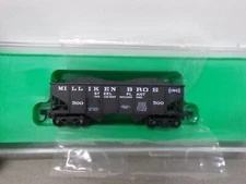 BOWSER ~ MILLIKEN BROS. 2-BAY HOPPER CAR # 500 ~N SCALE