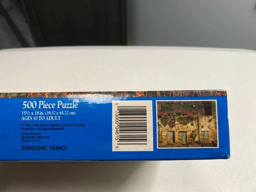 Vintage 1995 Parker Brother DorDogne France Guild 500 Piece Puzzle New - Picture 4 of 4