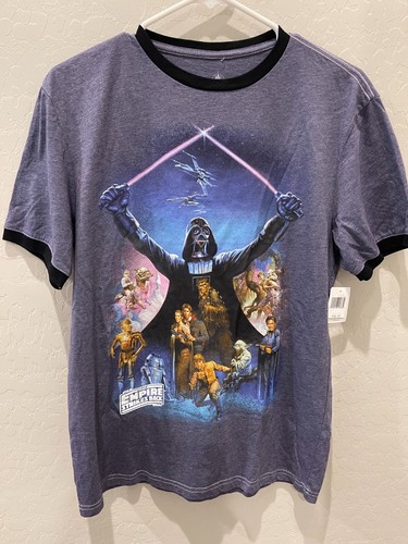 NWT Disney Parks Star Wars Empire Strikes Back Ringer Tee SZ S
