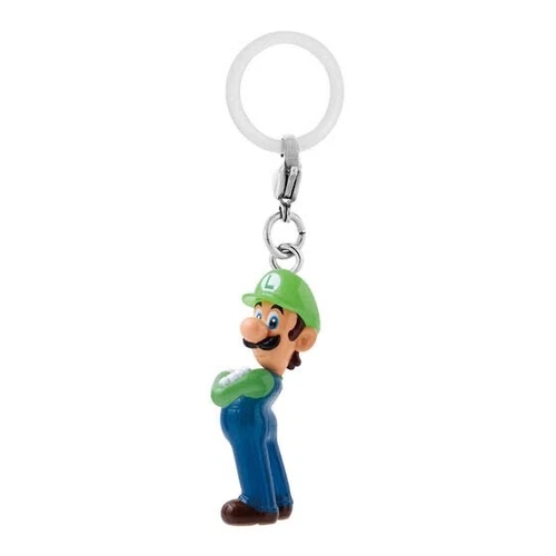 SUPER MARIO- Key Chain- Luigi- Gashapon- BANDAI- one capsule- from Japan