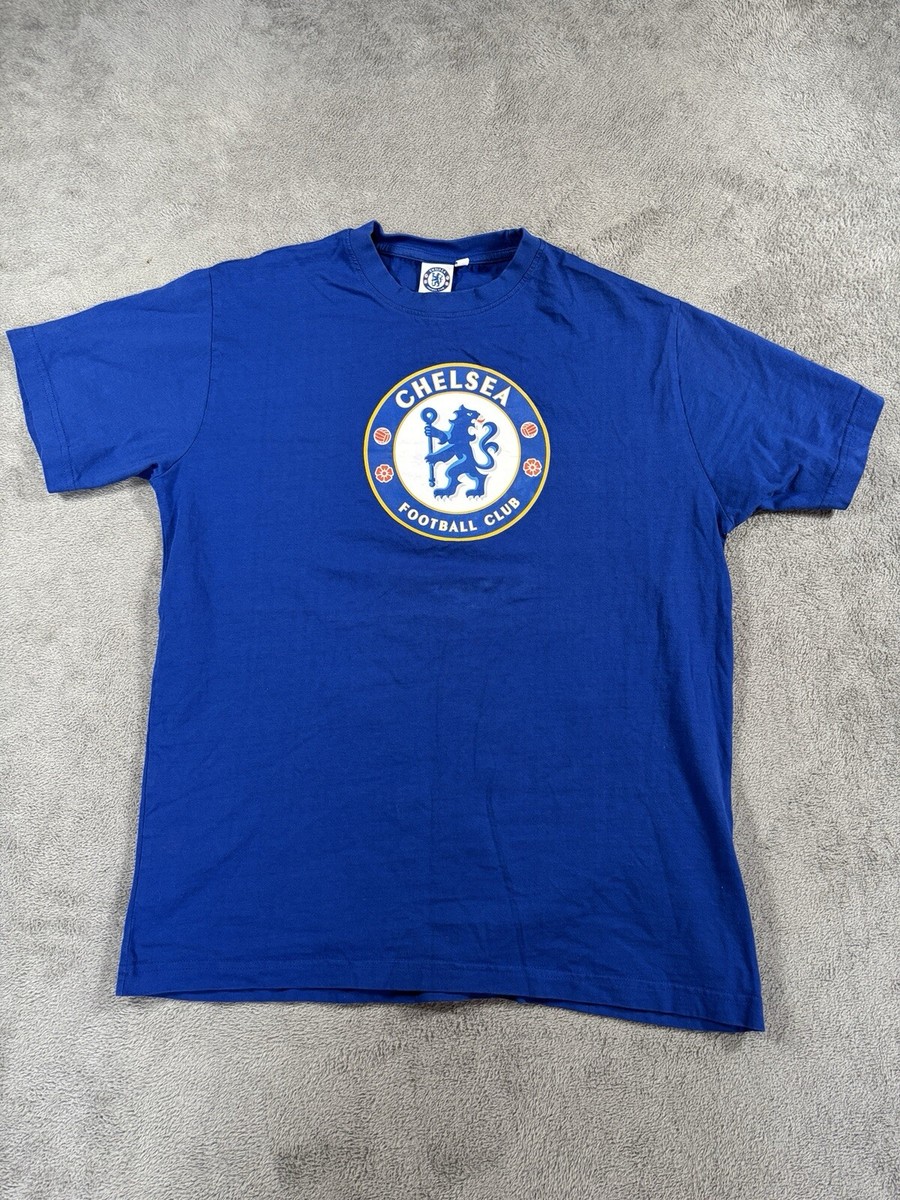 Chelsea Football Club Shirt Adult Medium Blue Tee Crew Neck