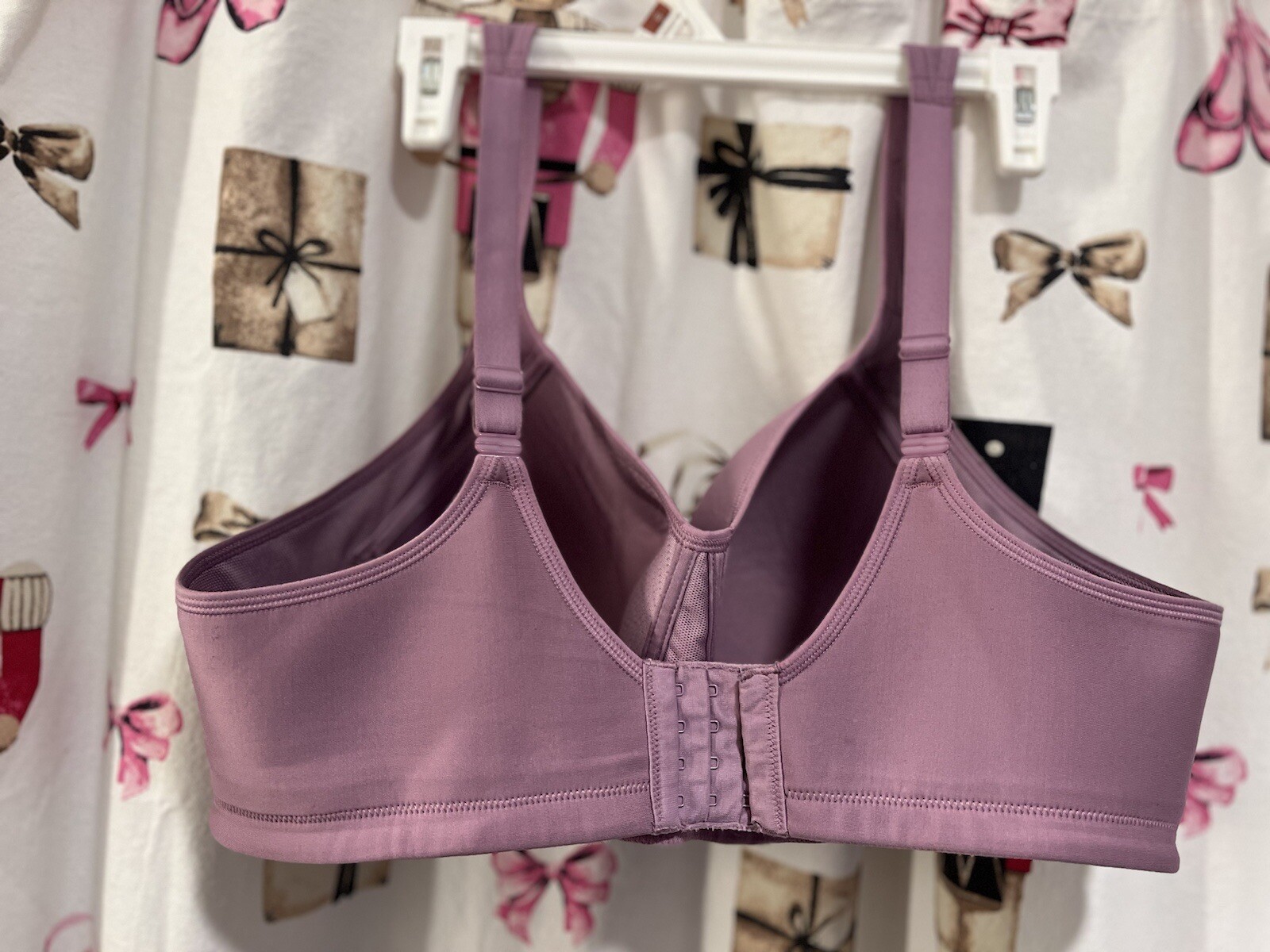 Vanity Fair Full Figure Wireless Lavender44c Wire… - image 4