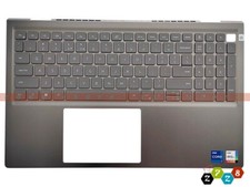New Dell Inspiron 15Pro 5510 5515 15.6" Palmrest US Keyboard Backlit Gray 06P0TG