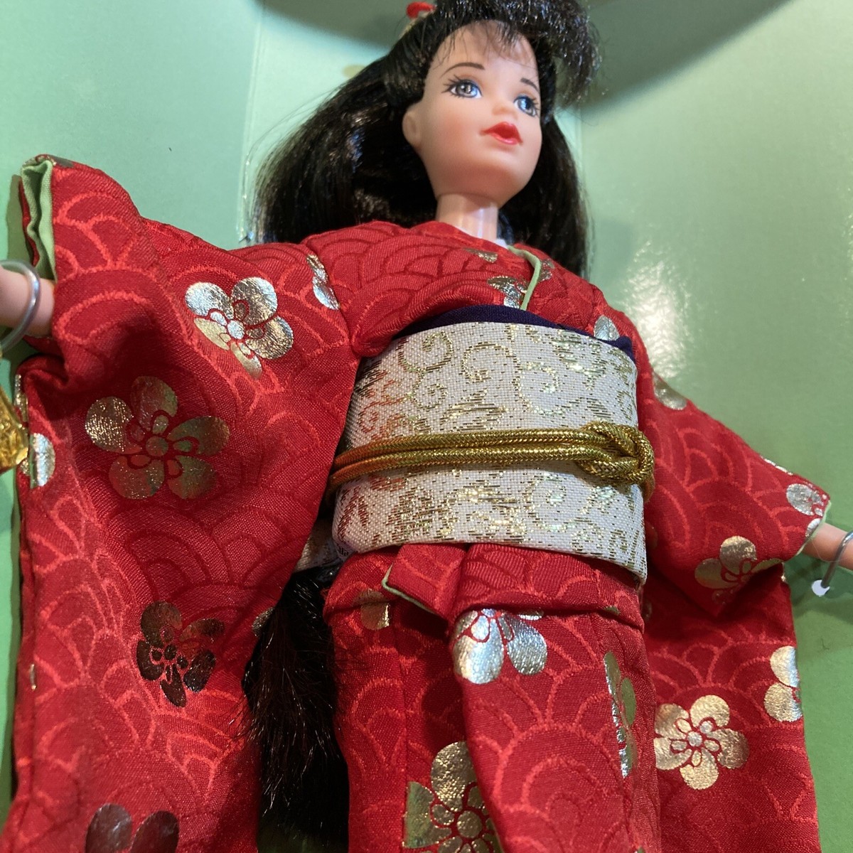 1995 Happy New Year Japanese Steffi Face Barbie Mattel 1995 Happy New Year Japanese Steffi Face Barbie Mattel
