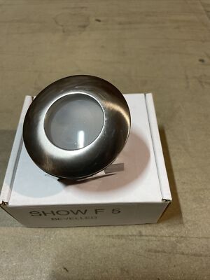 LV Halogen Duscheinbauleuchte Nennleistung IP65 Satin Chrom MR16 2 Pin Lampe 72mm Ausschnitt