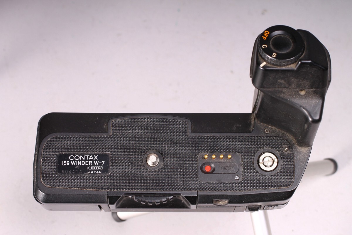 CONTAX コンタックス 159MM ワインダー W-7 Near Mint] Contax 159 Winder W-7 for 159MM SLR Film Camera