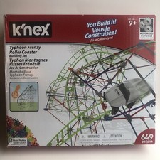 KNex TYPHOON FRENZY ROLLER COASTER BUILDING S...
