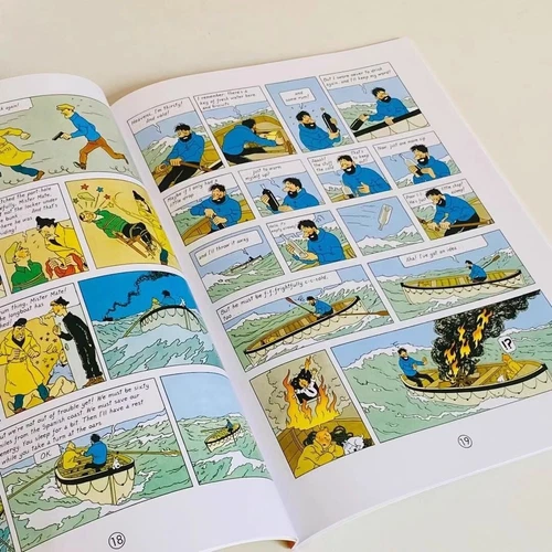 Tin tin Book *NEW The Adventures of Tintin Box Set 23 Books Collection Full Size - Picture 10 of 10