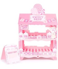 Sweet Candy Cupcake Stand Pink Birthday Display Sweet Stand