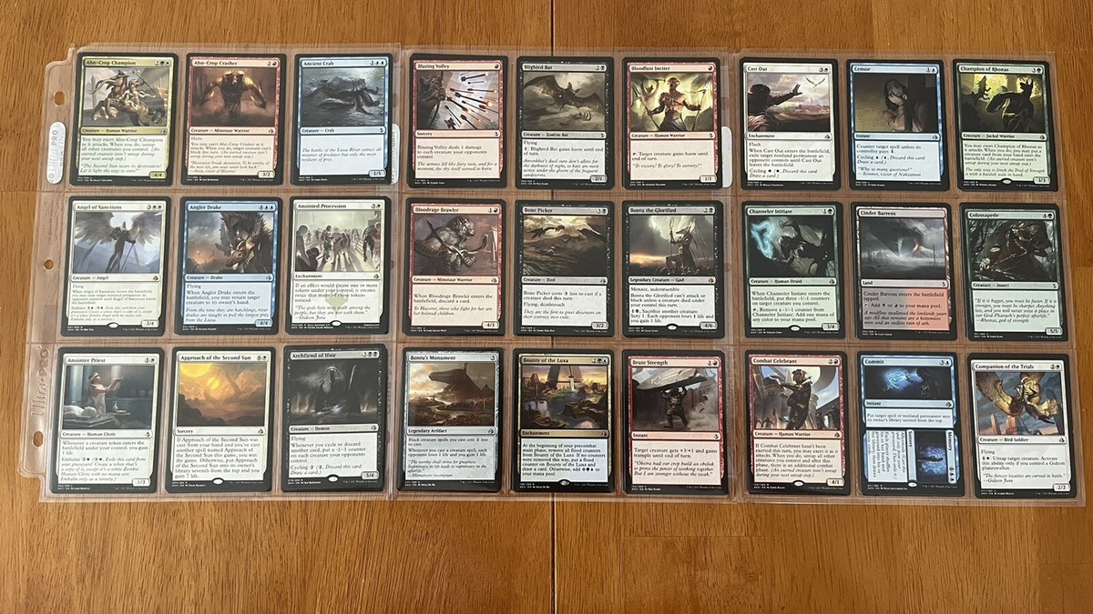 Magic The Gathering Complete Set Of Amonkhet | eBay