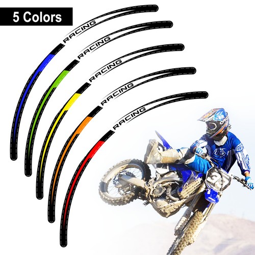 MX Bike Rim Sticker Tape Set RUSH 02 For Honda XR650L 1993-2009 01 02 03 04 - Picture 7 of 15