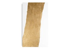 Quadro dipinto a mano su tela intelaiato Gold series59 colore oro astratto 90x40
