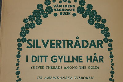 Silberfäden...Original Schwedische Noten von 1943 Swe. und Eng. lyrics danke