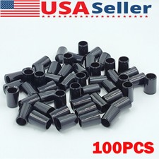 100Pcs NEW BLACK TAPER TIP IRON GOLF FERRULES .355 .75" .530OD