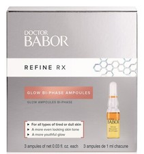 BABOR Refine RX, Glow Bi-Phase Ampoules- 3 Ampoules 1 ml each