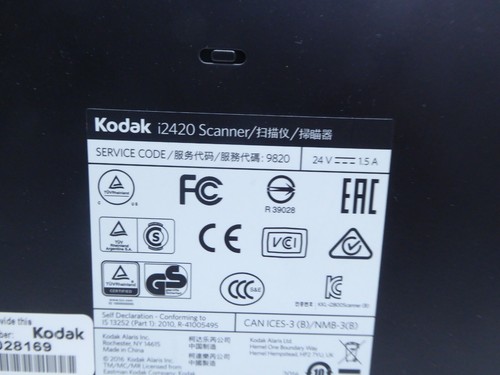Kodak i2420 2.0 USB Sheetfed Document Scanner {READ AD} - Picture 10 of 12