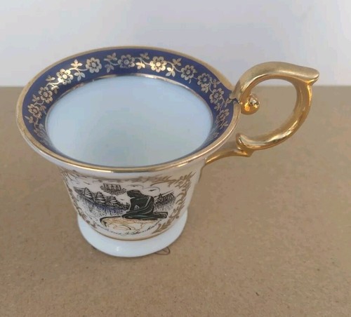 Vintage Martinroda Demitasse Tasse und Untertasse Set - Bild 6 von 8