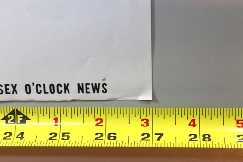THE SEX O'CLOCK NEWS 1985 Original Movie Poster-27x41" A7-10-13 - Picture 5 of 6