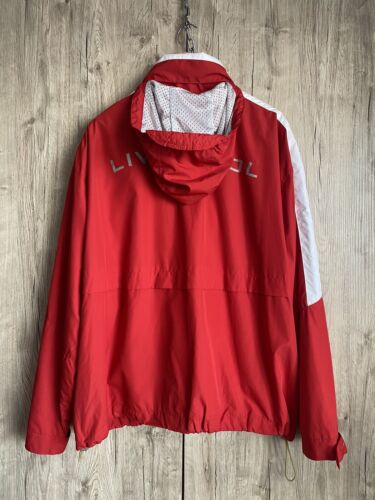 Chaqueta de Pista Liverpool FC Fútbol Rojo Bordada con Cremallera Completa Empacable Talla XL - Imagen 2 de 10