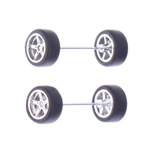 Roues Pour Véhicules Miniatures à L'échelle 1/64 - En Métal - Lot De Rechange Neuf