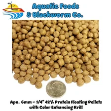 20-lbs 4mm Koi & Pond 42% Protein Floating Pellets with Color Enhancing Krill