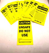 Lockout Tagout Tags Brady Signmark (45 Tags)
