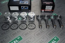 CP Pistons Manley H Beam Rods Integra GSR B18C B18C1 81.5mm 9.8:1 SC7016/14026-4