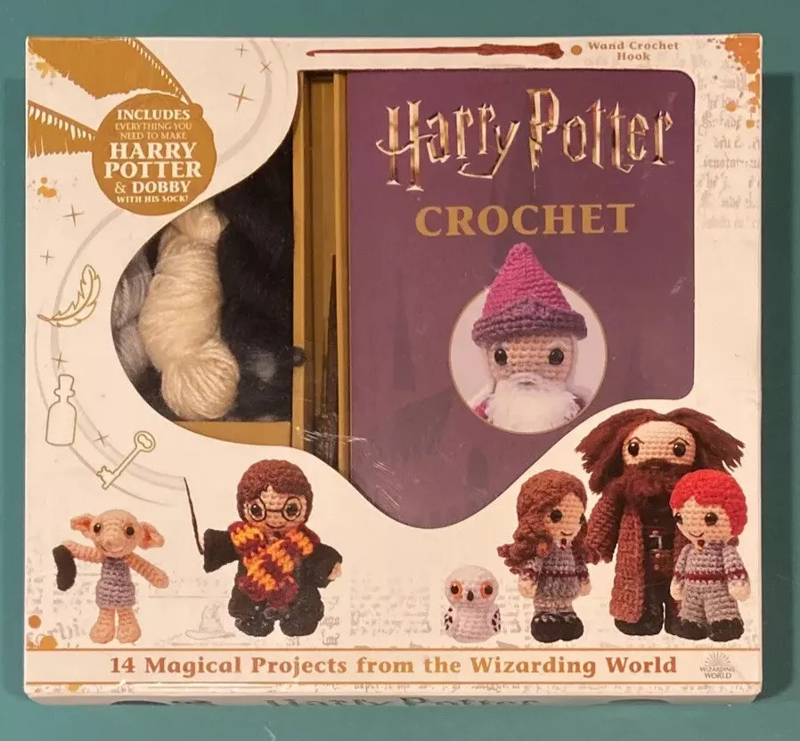 Harry Potter Crochet Kit Instructions & Materials for Harry Potter & Dobby  New