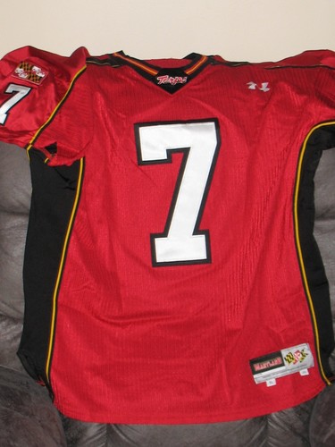 Maryland Terrapins Authentic Trikot Boomer Esiason Under Armour Gr. XL