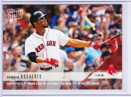 2018 Topps Now 457 Xander Bogaerts