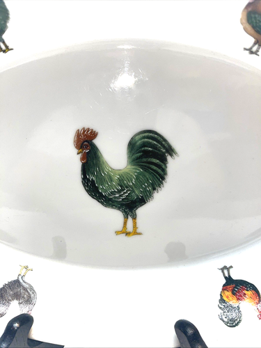 BIA Cordon Blue Rooster Collection Au Gratin Dish 13 1/4" - Picture 3 of 9