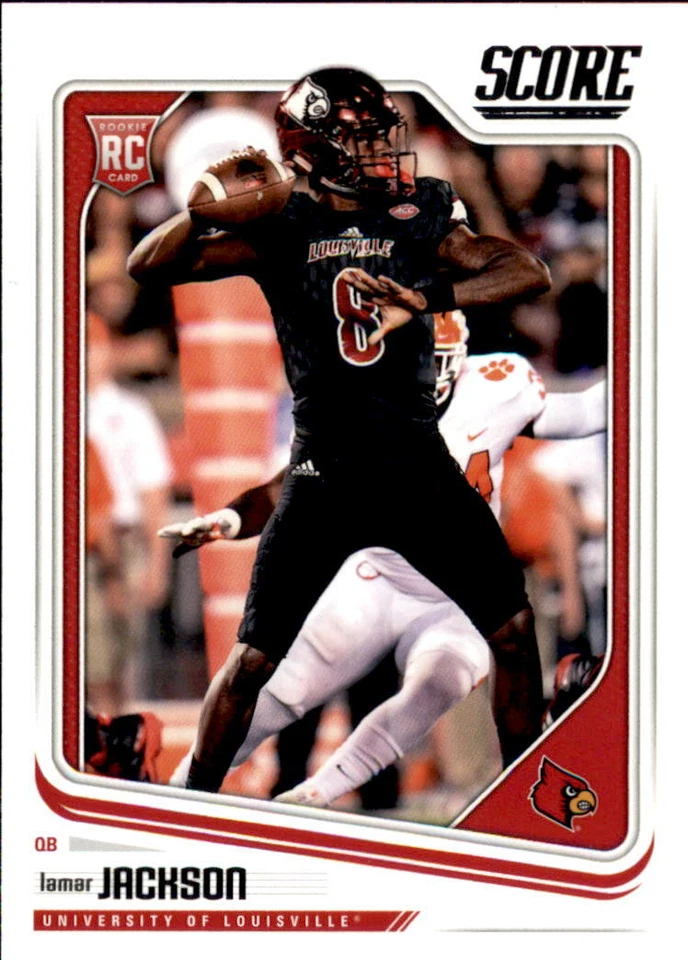 2018 Score Football Base - Rookies Cards  # 251 - 440 - You Pick - FREE SHIPPING - Image 4 of 4