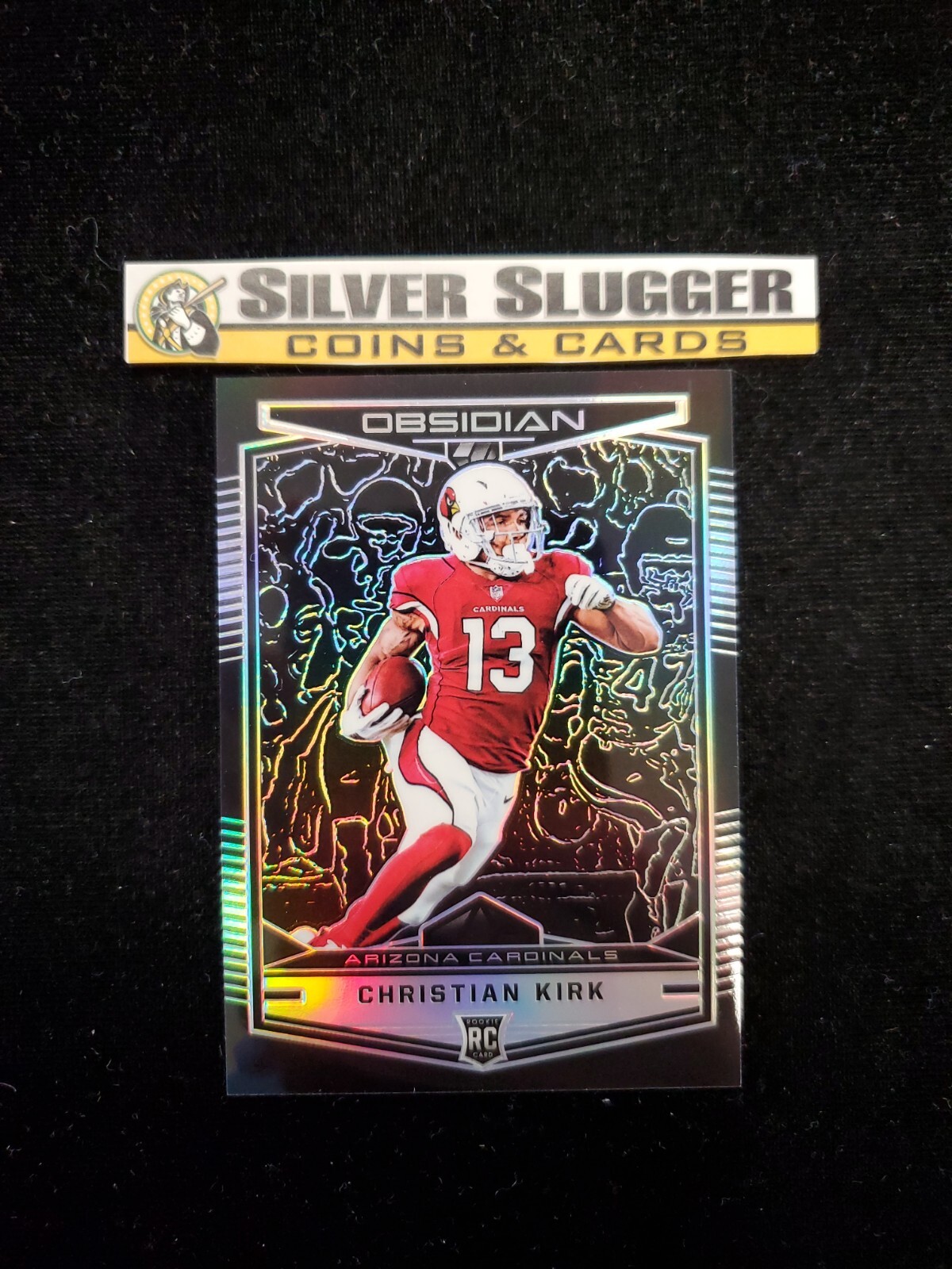2018 Christian Kirk Obsidian Silver /100 RC! Arizona Cardinals!