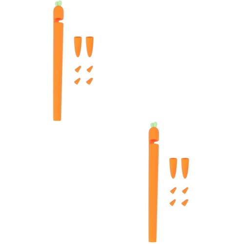 Carrot Protective Cover Pencil Protection Shockproof Silicone Sleeve - 第 14/33 張圖片