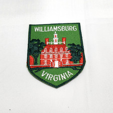 De colección Williamsburg Virginia Bordado Coser en Hierro En Parche Palacio de los Gobernadores