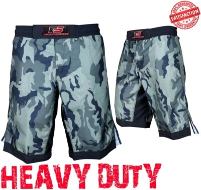 UFC 2 Pairs - MMA Fight Grappling Shorts Cage Kick Boxing MUAY THAI Gym Men Women