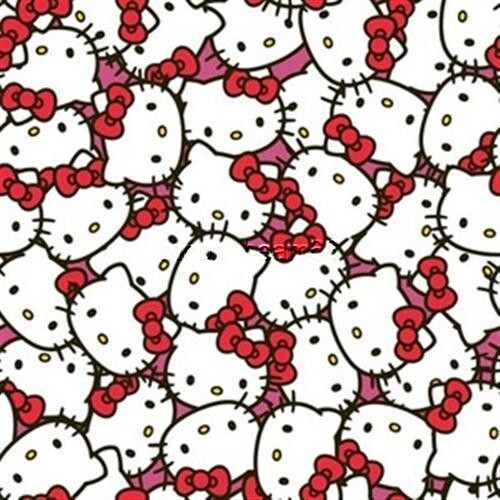 1/2 Yard Rain Or Shine Collection Hello Kitty Packed Kitties