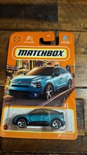Matchbox 2024 LIGHT BLUE / TEAL 2023 CITROEN e-C4 X SEDAN LONG CARD