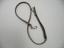 Coach Beige Pebbled Leather Silver Metal Replacement Adjustable Strap 44"