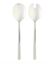 IKEA LOFTESRIK 2-piece salad serving set, stainless steel, 11 "