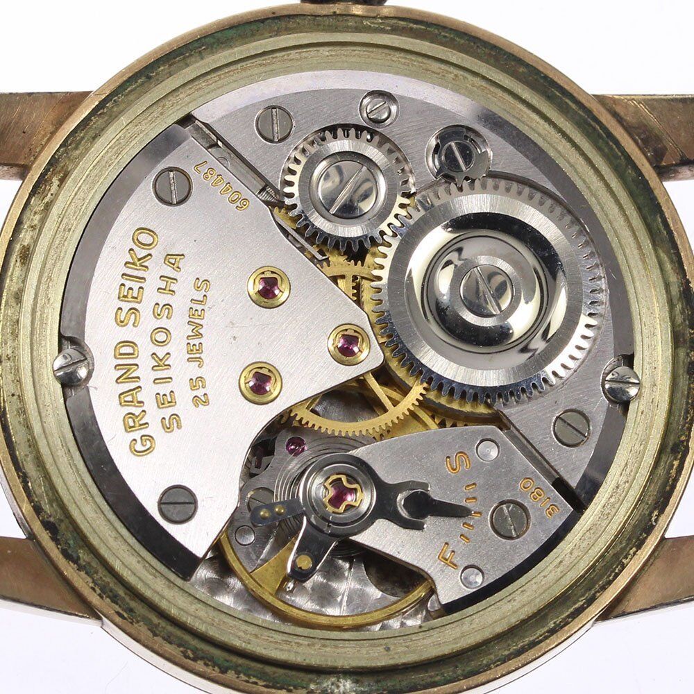 SEIKO Grand Seiko First cal.3180 early model printed logo SEIKO Grand Seiko First cal.3180 early model printed logo