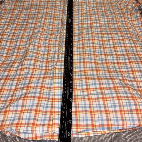 Lacoste Men's Plaid Button-Down Shirt Mens Size 44 - Picture 3 of 5