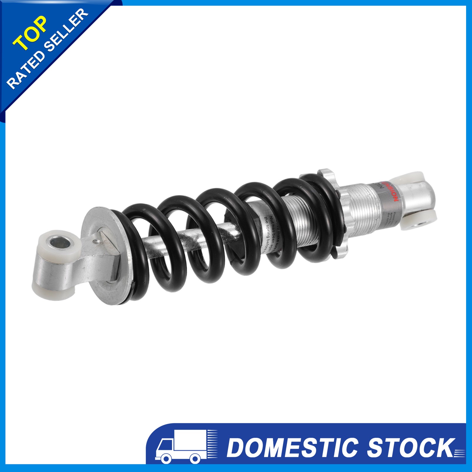 Ammortizzatore Posteriore 190mm 650lbs per Monopattino Benzina Bici Elettrica ATV Argento
