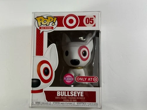 Funko Pop! Vinyl: Ad Icons - Bullseye (Flocked)  Target Exclusive #05 BOX DAMAGE