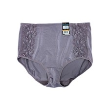 Vanity Fair Body Caress Sheen Brief Large 7 New Women Satin Panty Nylon 13127
