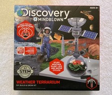 Discovery Mindblown Weather Terrarium DIY Build  Grow Kit, STEM