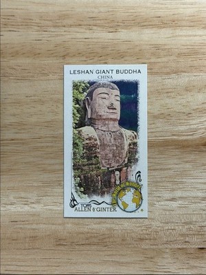 2023 Topps Allen & Ginter The World of Wonder Leshan Giant Buddha #WOW-25